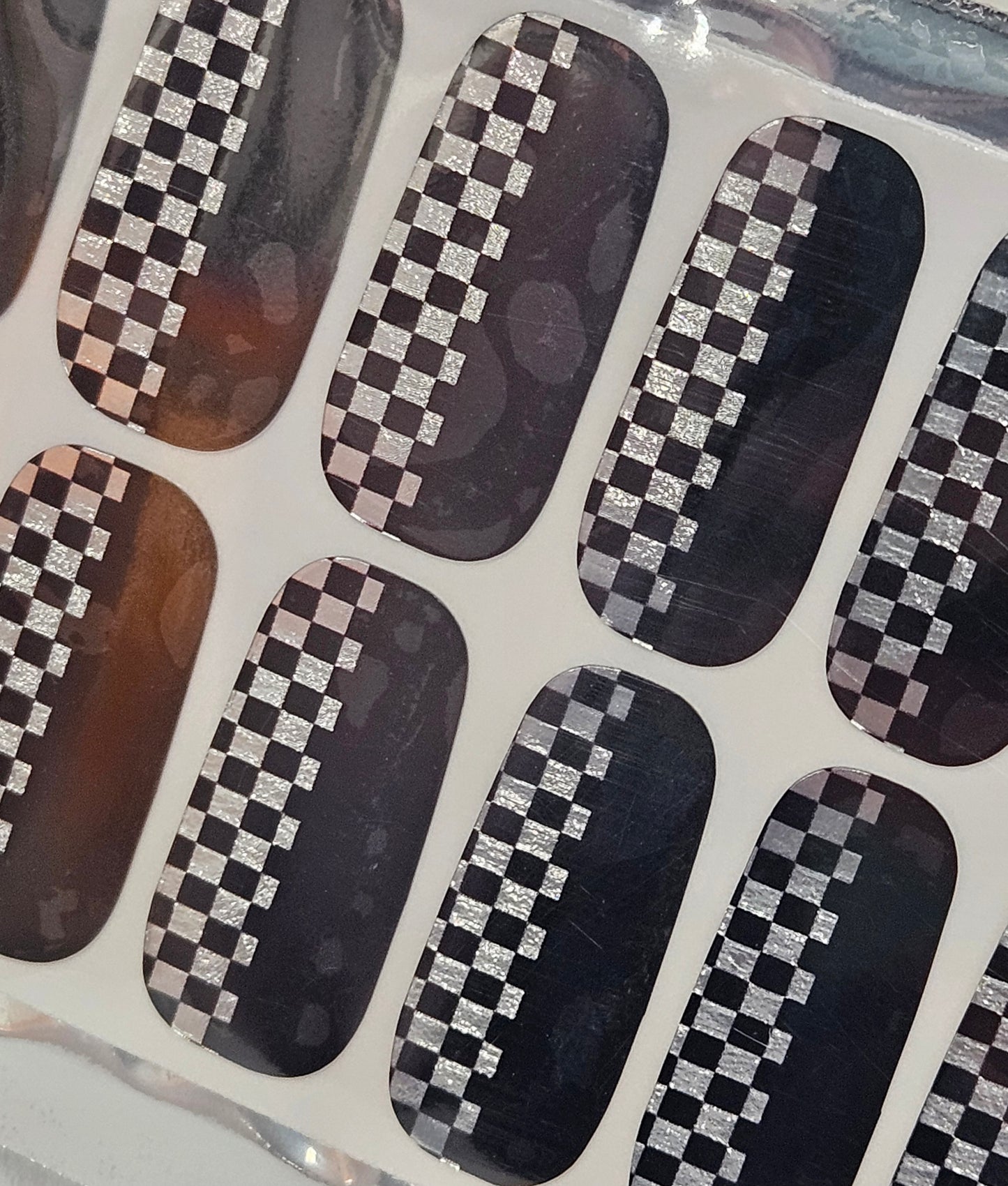 Checkered Metallic - FINAL SALE!