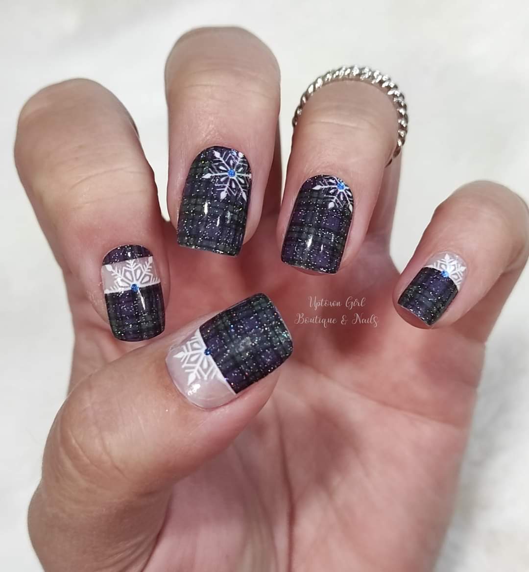 Snowy Plaid