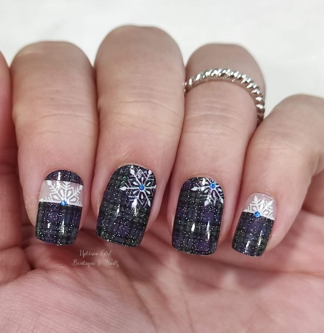 Snowy Plaid