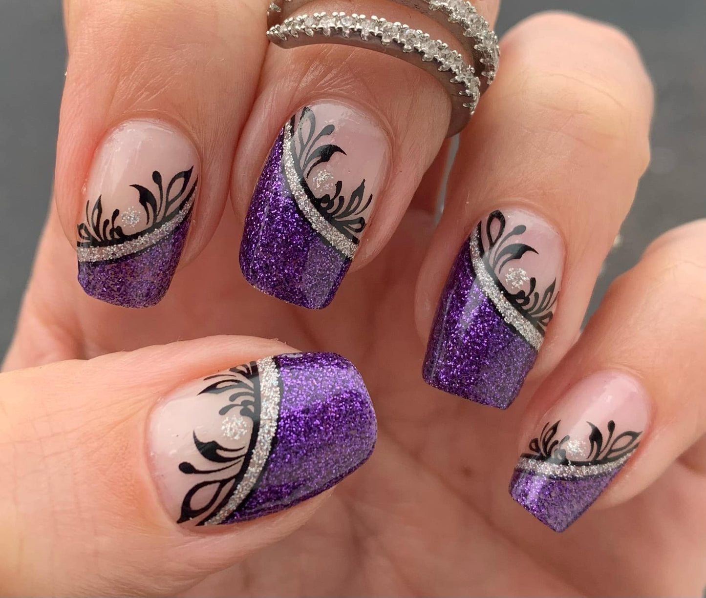 Deep Plum Elegance