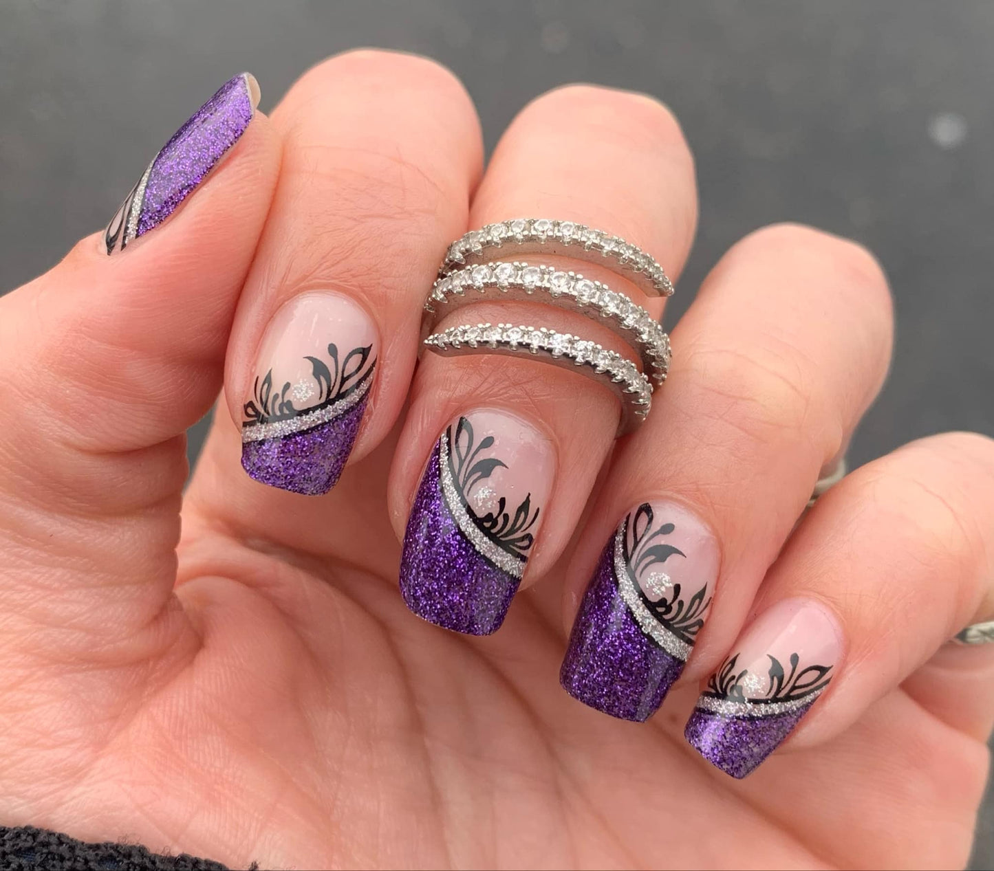 Deep Plum Elegance