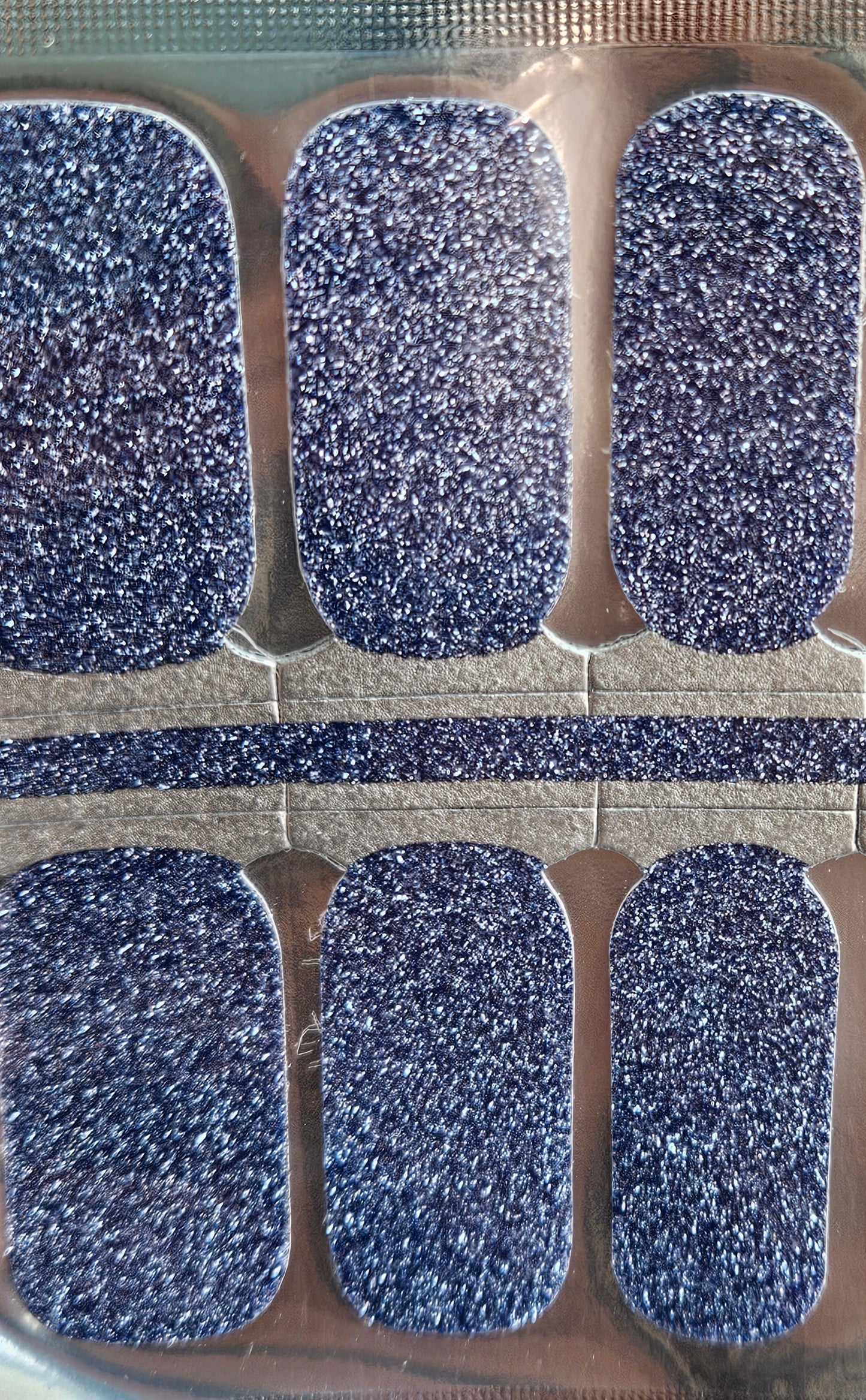Steely Blue Glitter