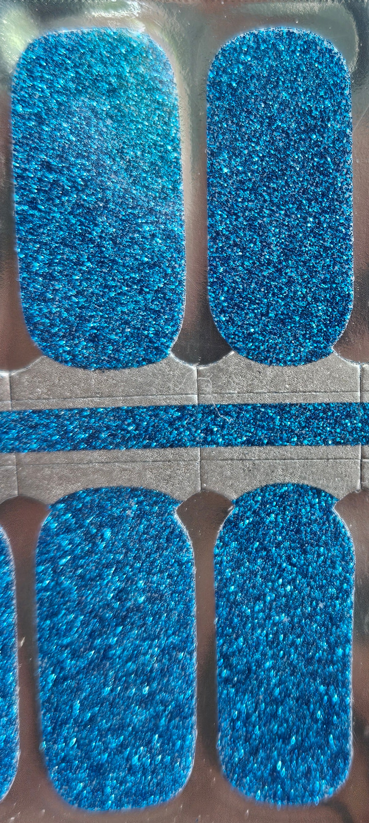 Bright Blue Glitter
