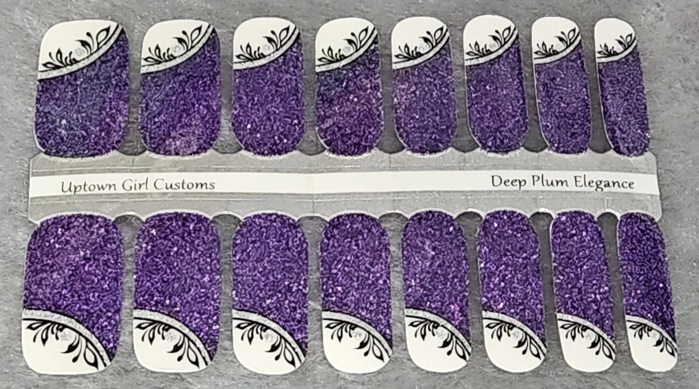 Deep Plum Elegance