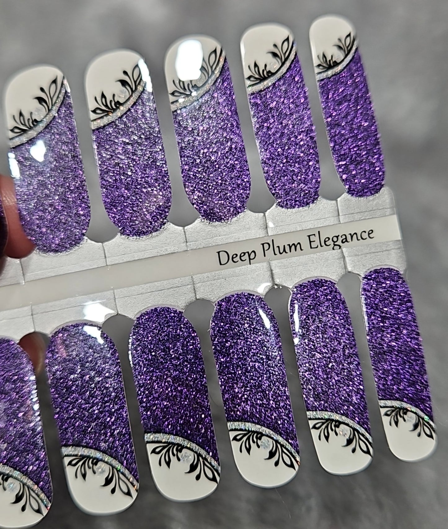 Deep Plum Elegance