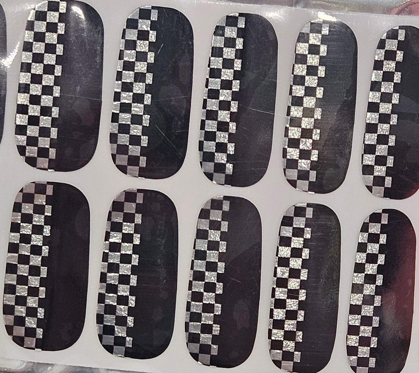 Checkered Metallic - FINAL SALE!