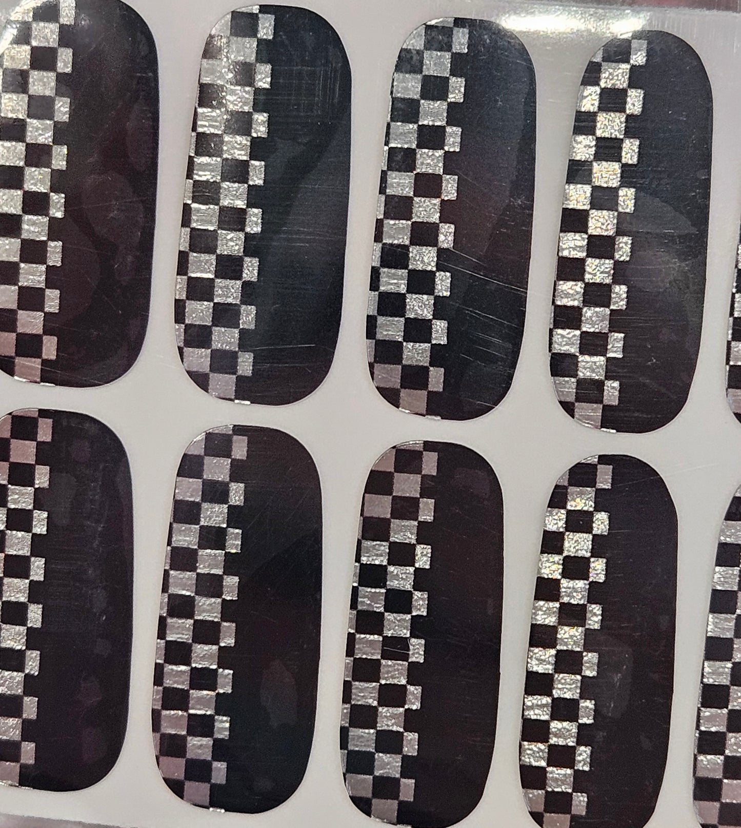 Checkered Metallic - FINAL SALE!