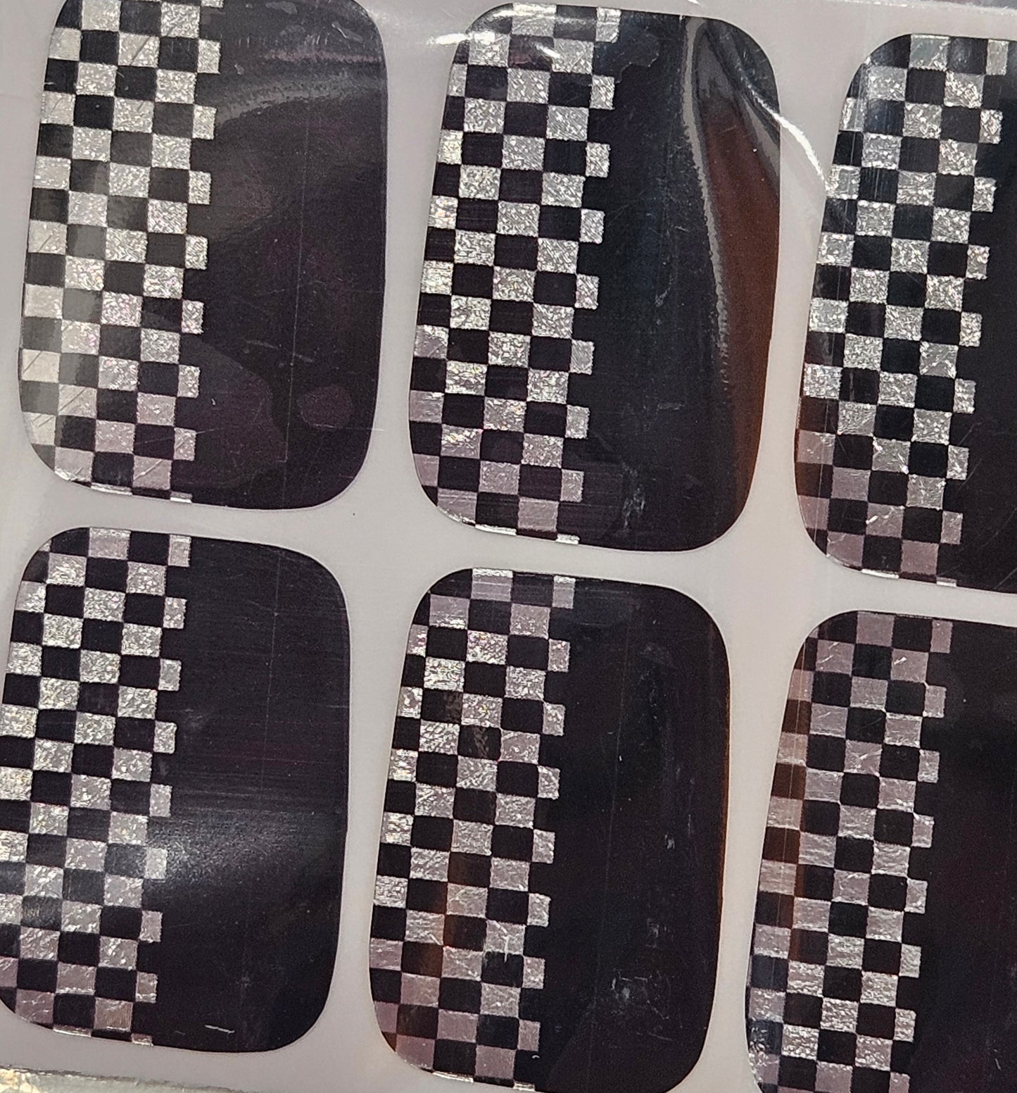 Checkered Metallic - FINAL SALE!