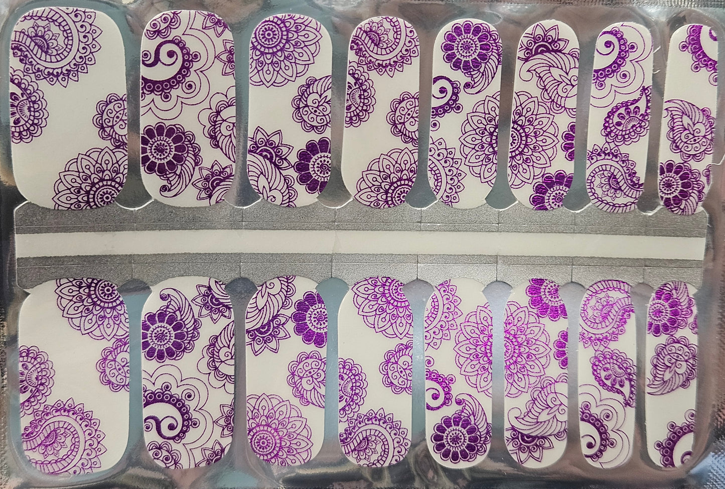 Purple Paisley Overlay