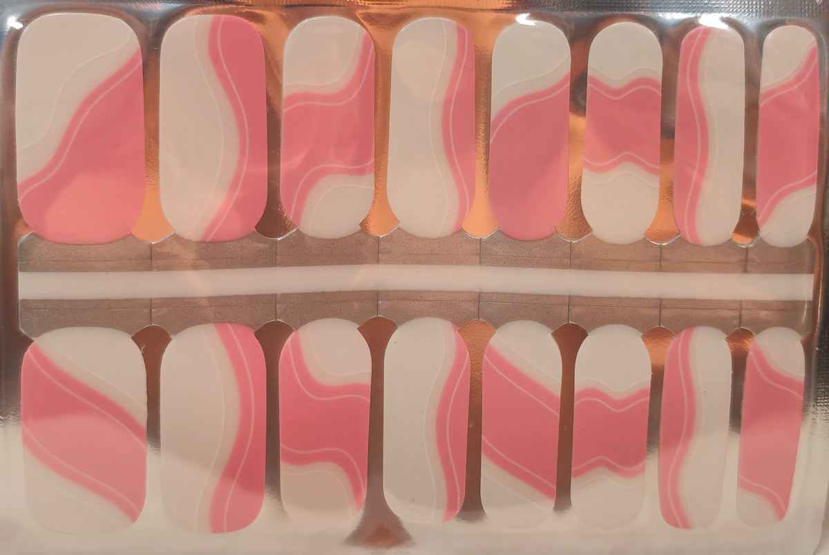 Liquid Lines Pink - Overlay